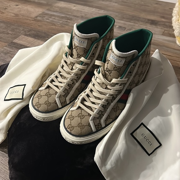 1977 high top Gucci sneakers authentic - Picture 2 of 8